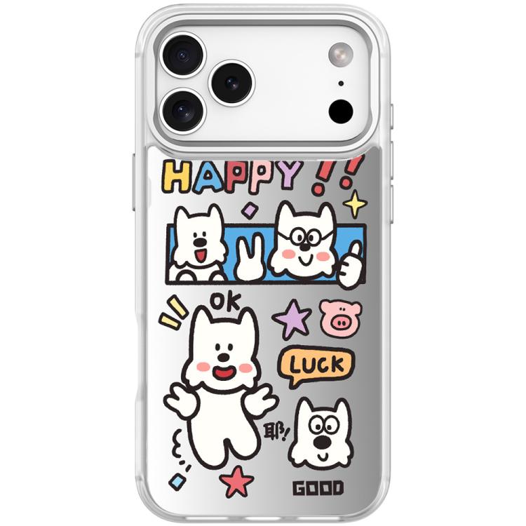 For iPhone 17 Pro Max Good Day Pattern Magnetic Phone Case