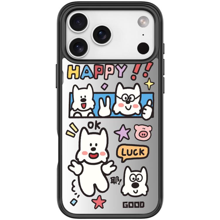 For iPhone 17 Pro Good Day Pattern Magnetic Phone Case
