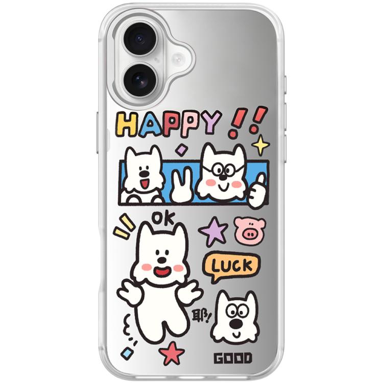For iPhone 17 Good Day Pattern Magnetic Phone Case