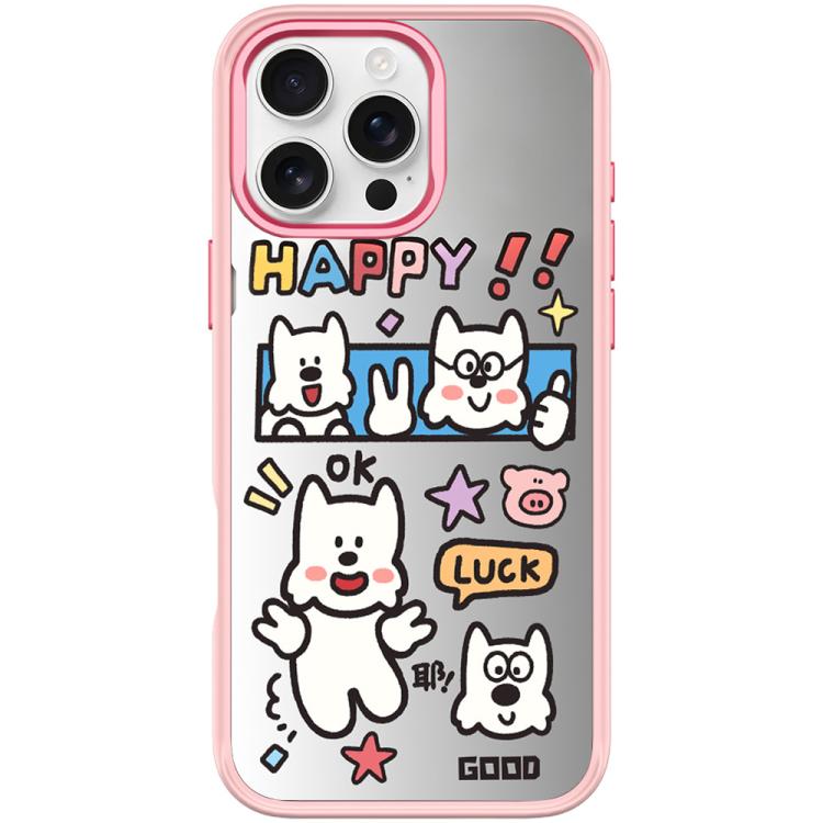 For iPhone 16 Pro Good Day Pattern Magnetic Phone Case