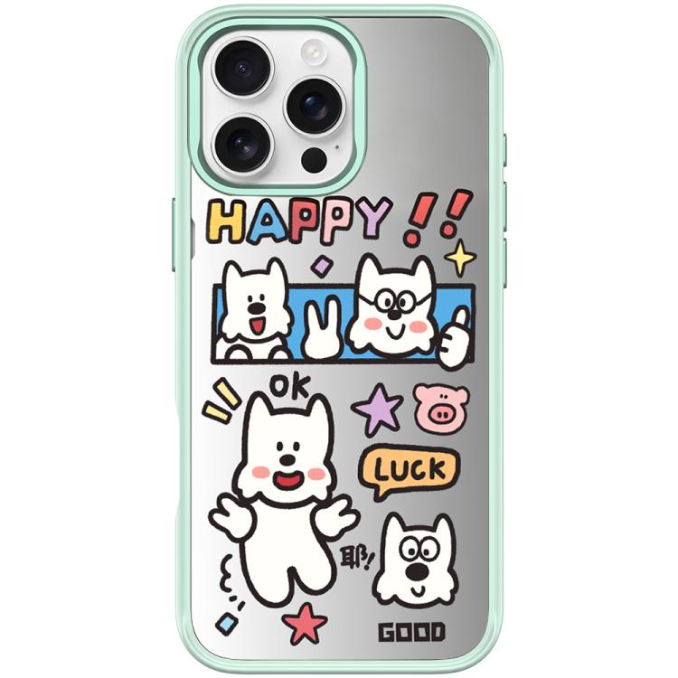 For iPhone 16 Pro Good Day Pattern Magnetic Phone Case
