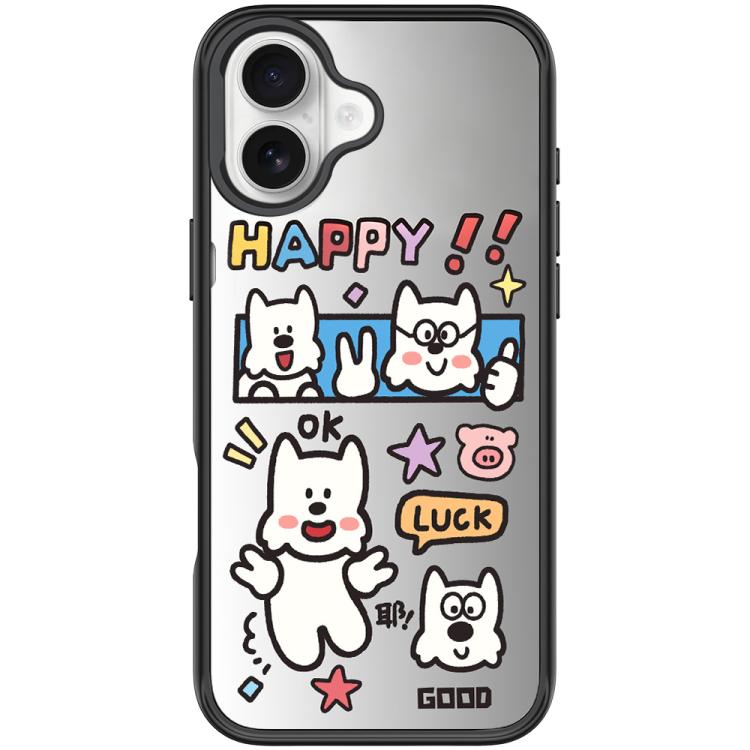 For iPhone 16 Good Day Pattern Magnetic Phone Case