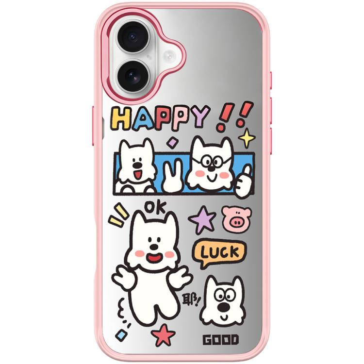For iPhone 16 Good Day Pattern Magnetic Phone Case