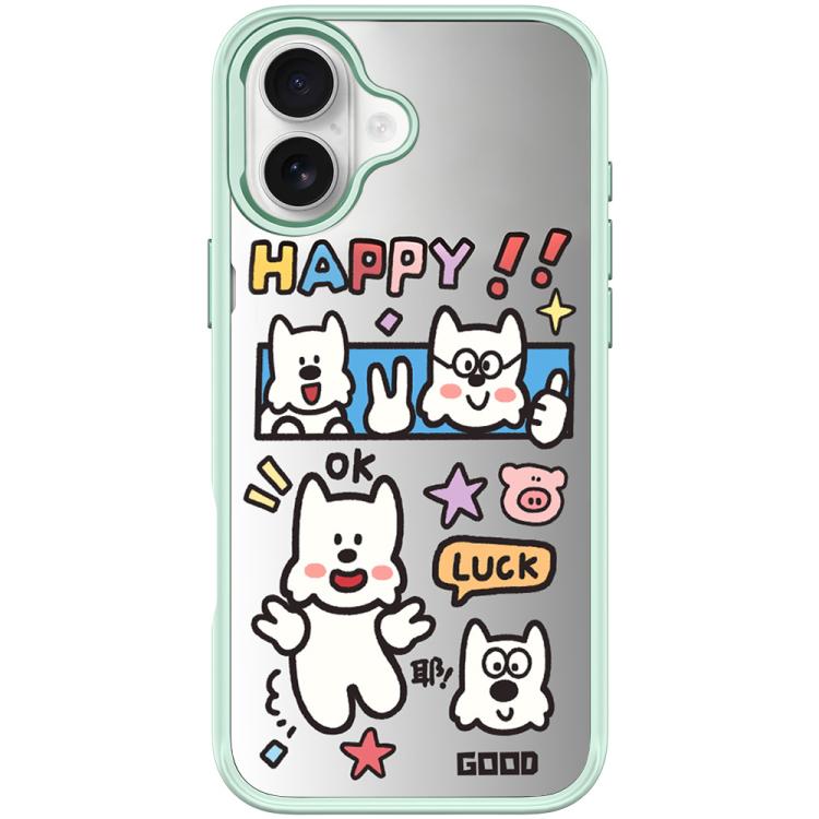 For iPhone 16 Good Day Pattern Magnetic Phone Case