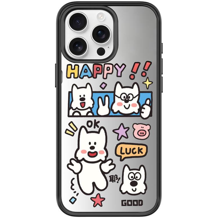 For iPhone 15 Pro Good Day Pattern Magnetic Phone Case