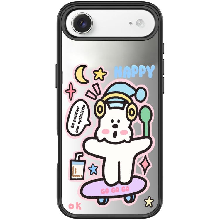 For iPhone Air Skateboarding Dog Pattern Magnetic Phone Case