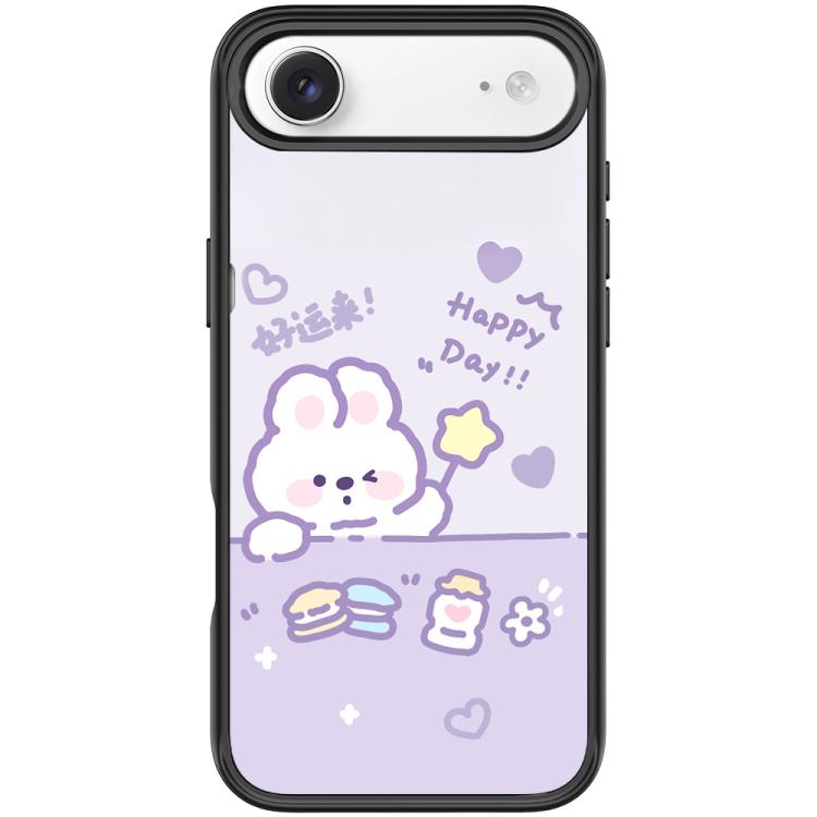 For iPhone Air Good Luck Star Rabbit Pattern Magnetic Phone Case