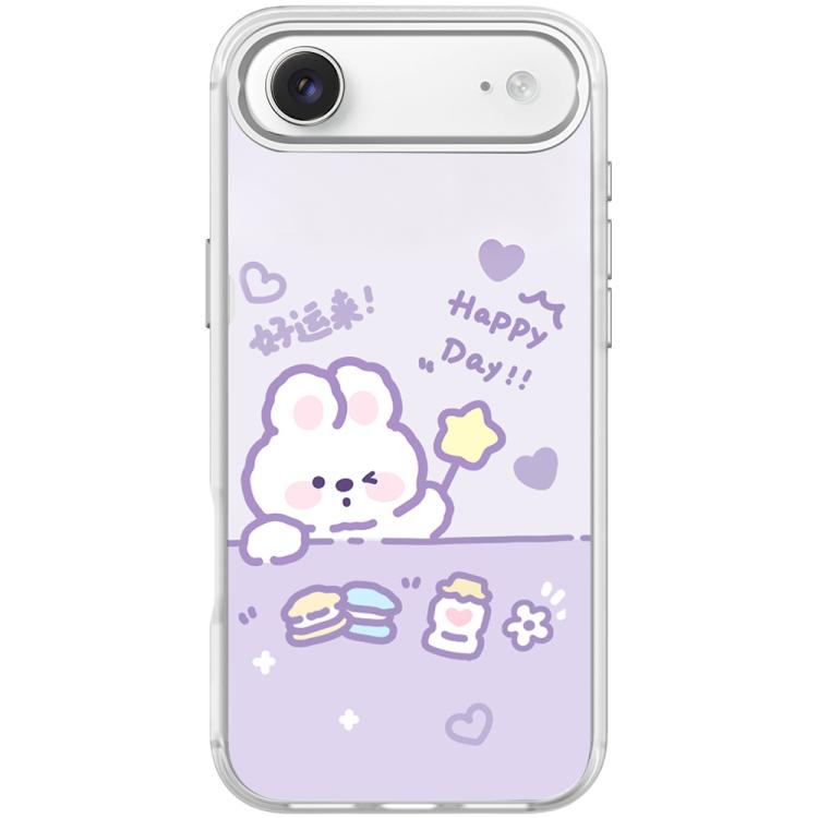 For iPhone Air Good Luck Star Rabbit Pattern Magnetic Phone Case