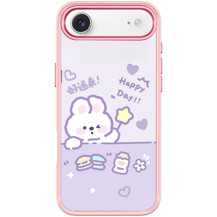 For iPhone Air Good Luck Star Rabbit Pattern Magnetic Phone Case