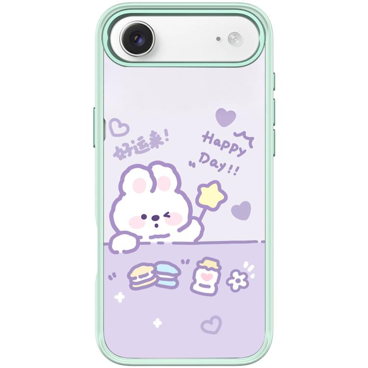 For iPhone Air Good Luck Star Rabbit Pattern Magnetic Phone Case