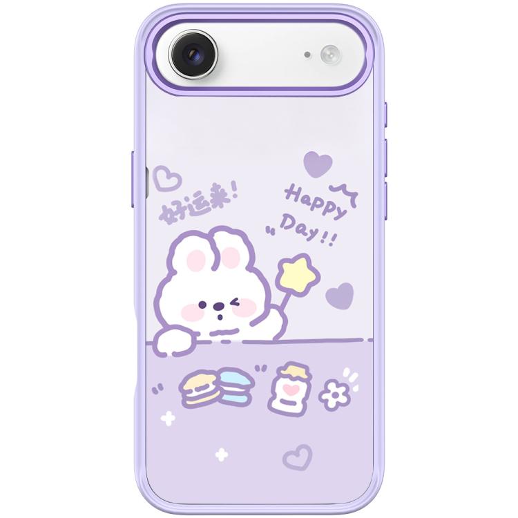 For iPhone Air Good Luck Star Rabbit Pattern Magnetic Phone Case