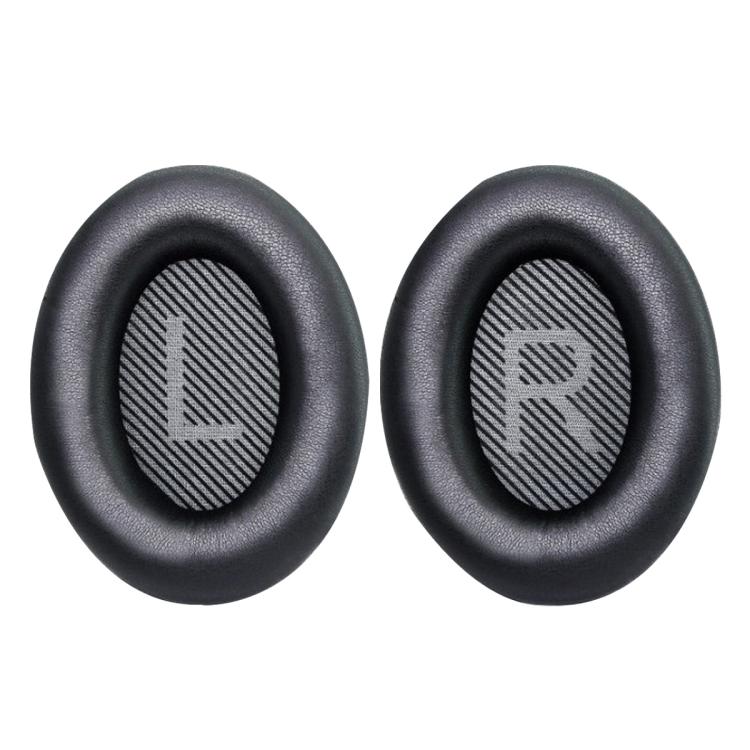 For Bose QuietComfort 35 / 35 II / QC35 / QC35 II XDcase 1 Pair Protein Leather Headset Replacement Ear Pads with Prying Tool