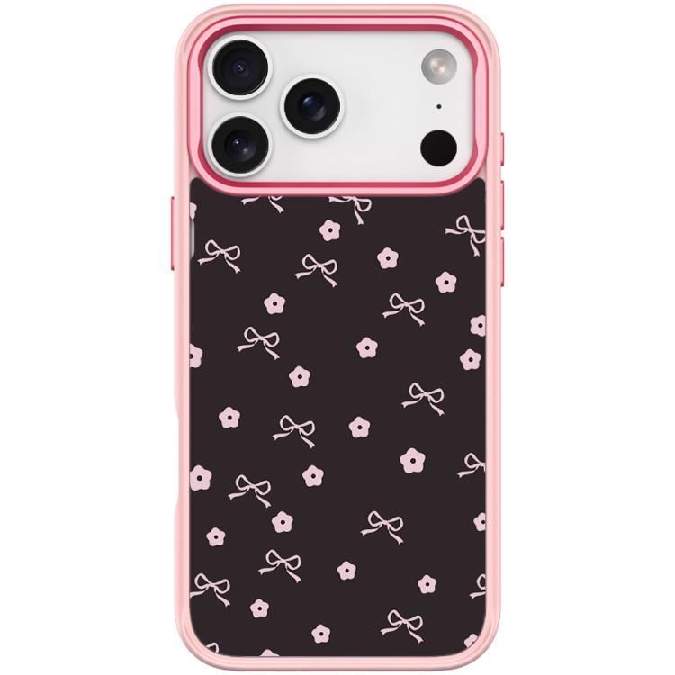 For iPhone 17 Pro Bow Flower Pattern Magnetic Phone Case