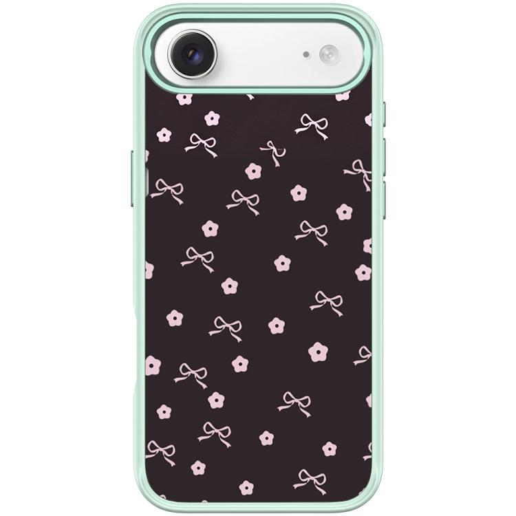 For iPhone Air Bow Flower Pattern Magnetic Phone Case