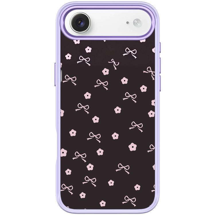 For iPhone Air Bow Flower Pattern Magnetic Phone Case