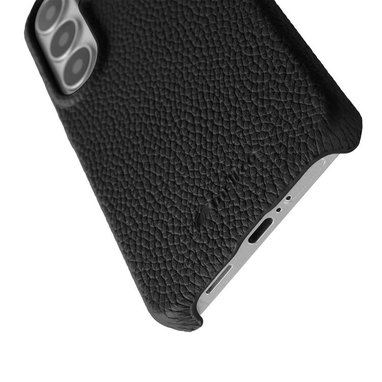 For Samsung Galaxy S26+ 5G melkco Litchi Texture Magnetic Half Coverage Genuine Leather Phone Case