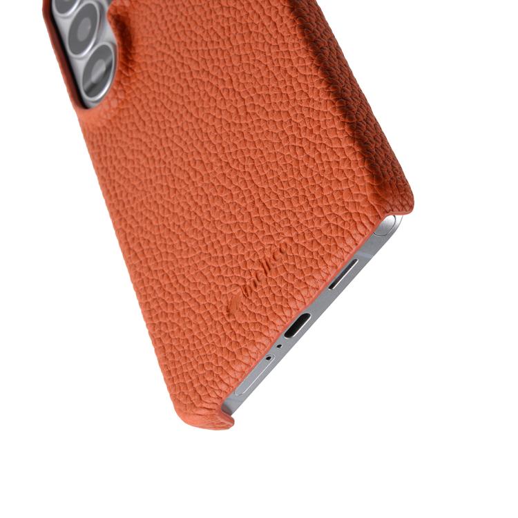 For Samsung Galaxy S26 Ultra 5G melkco Litchi Texture Magnetic Half Coverage Genuine Leather Phone Case