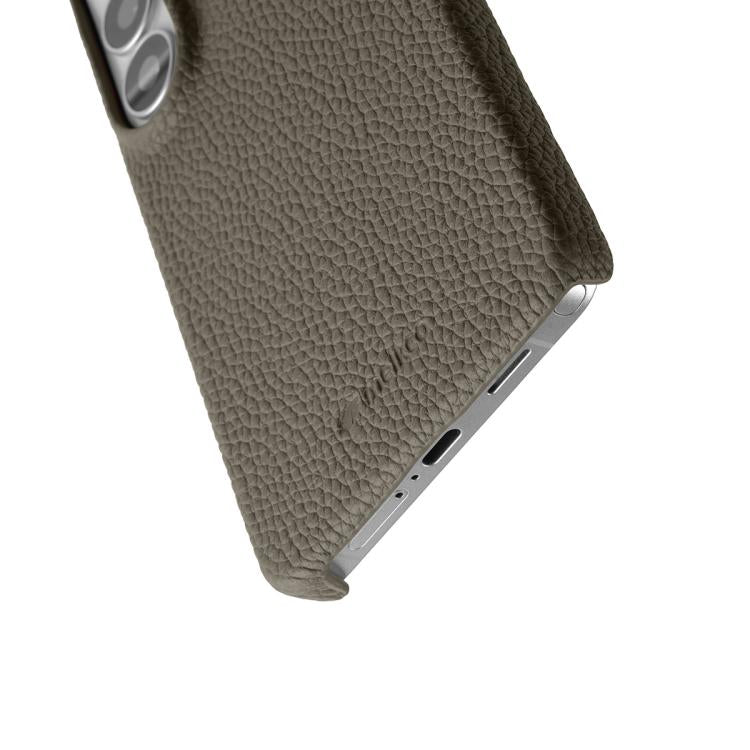 For Samsung Galaxy S26 Ultra 5G melkco Litchi Texture Magnetic Half Coverage Genuine Leather Phone Case