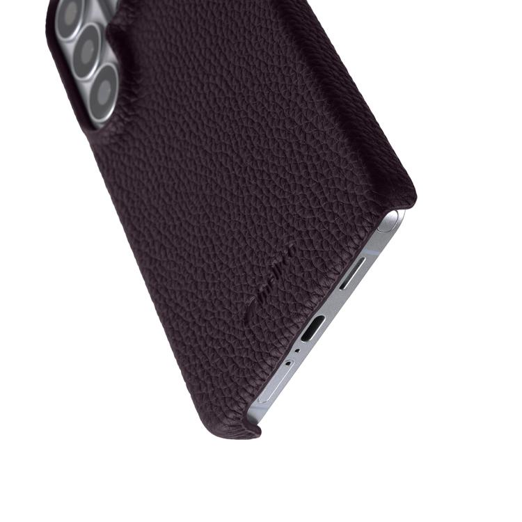 For Samsung Galaxy S26 Ultra 5G melkco Litchi Texture Magnetic Half Coverage Genuine Leather Phone Case
