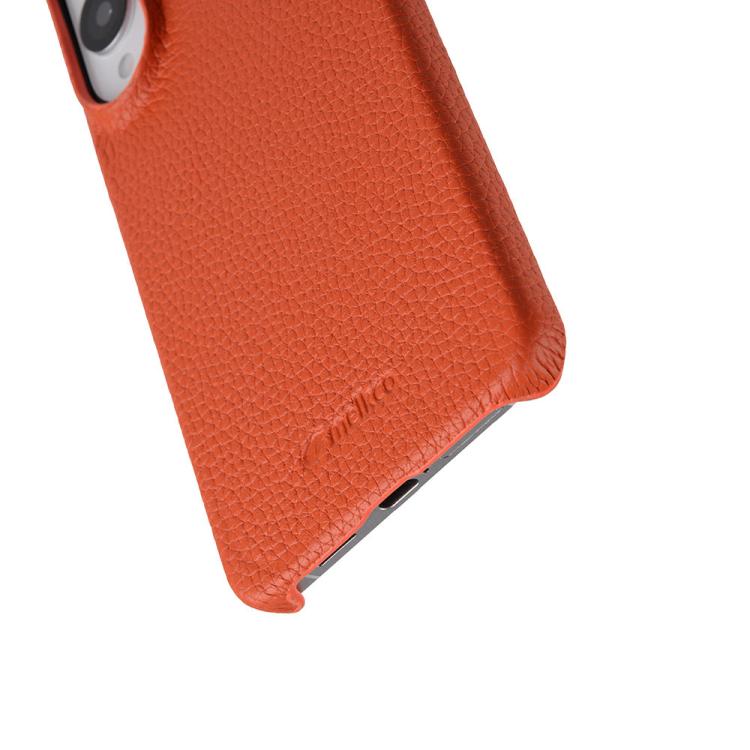 For Samsung Galaxy S25 Edge 5G melkco Litchi Texture Magnetic Half Coverage Genuine Leather Phone Case