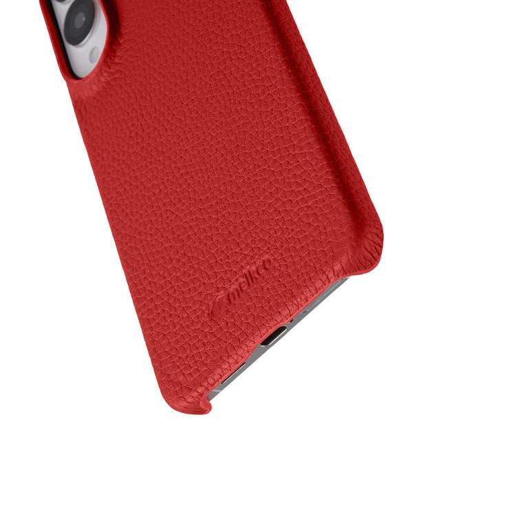For Samsung Galaxy S25 Edge 5G melkco Litchi Texture Magnetic Half Coverage Genuine Leather Phone Case