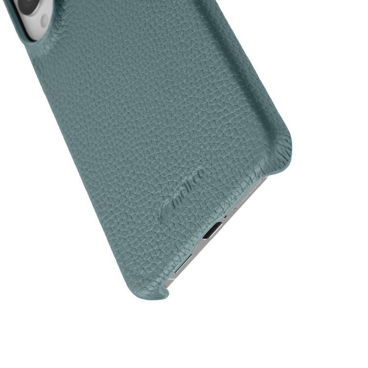 For Samsung Galaxy S25 Edge 5G melkco Litchi Texture Magnetic Half Coverage Genuine Leather Phone Case