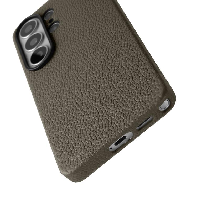 For Samsung Galaxy S26 Ultra 5G melkco Litchi Texture Magnetic Full Coverage Genuine Leather Phone Case