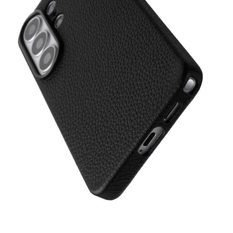 For Samsung Galaxy S26 Ultra 5G melkco Litchi Texture Magnetic Full Coverage Genuine Leather Phone Case