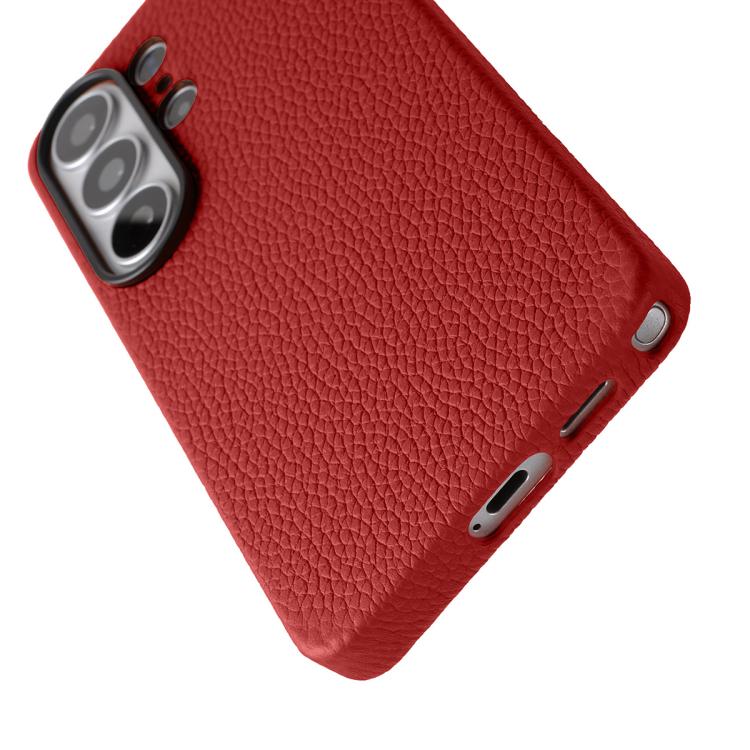 For Samsung Galaxy S26 Ultra 5G melkco Litchi Texture Magnetic Full Coverage Genuine Leather Phone Case