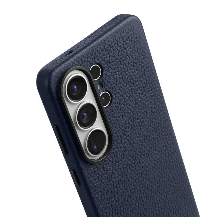 For Samsung Galaxy S26 Ultra 5G melkco Litchi Texture Magnetic Full Coverage Genuine Leather Phone Case