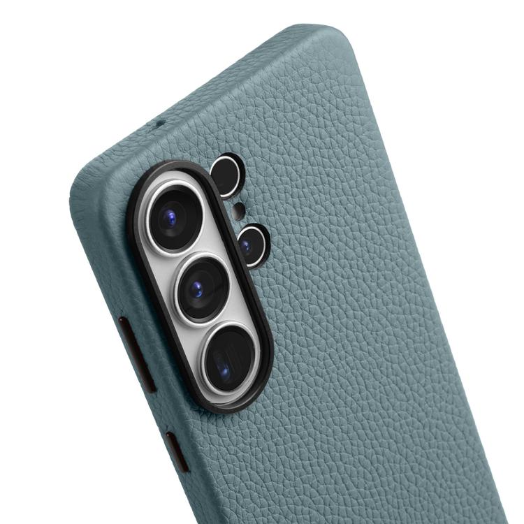 For Samsung Galaxy S26 Ultra 5G melkco Litchi Texture Magnetic Full Coverage Genuine Leather Phone Case