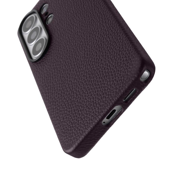 For Samsung Galaxy S26 Ultra 5G melkco Litchi Texture Magnetic Full Coverage Genuine Leather Phone Case