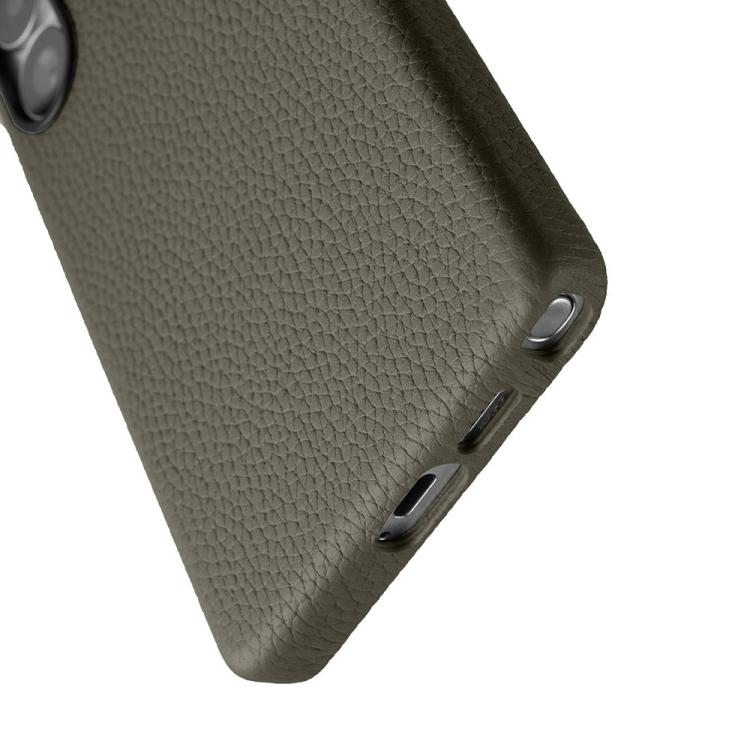 For Samsung Galaxy S25 Ultra 5G melkco Litchi Texture Magnetic Full Coverage Genuine Leather Phone Case