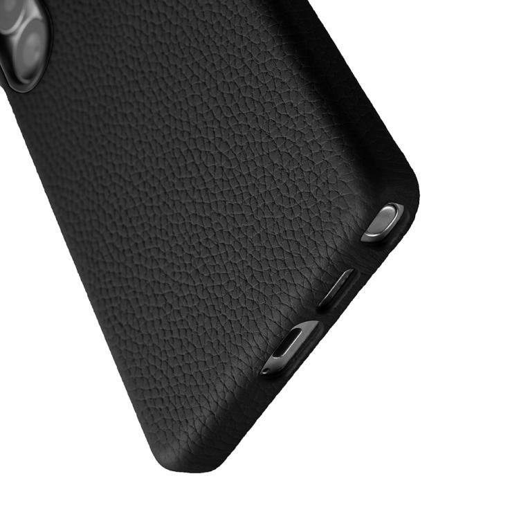 For Samsung Galaxy S25 Ultra 5G melkco Litchi Texture Magnetic Full Coverage Genuine Leather Phone Case