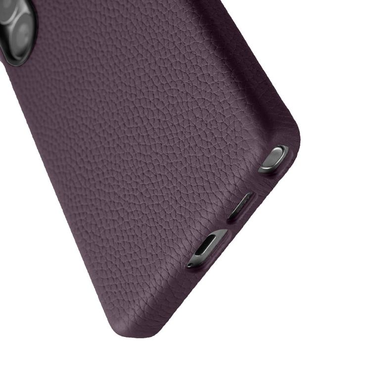 For Samsung Galaxy S25 Ultra 5G melkco Litchi Texture Magnetic Full Coverage Genuine Leather Phone Case