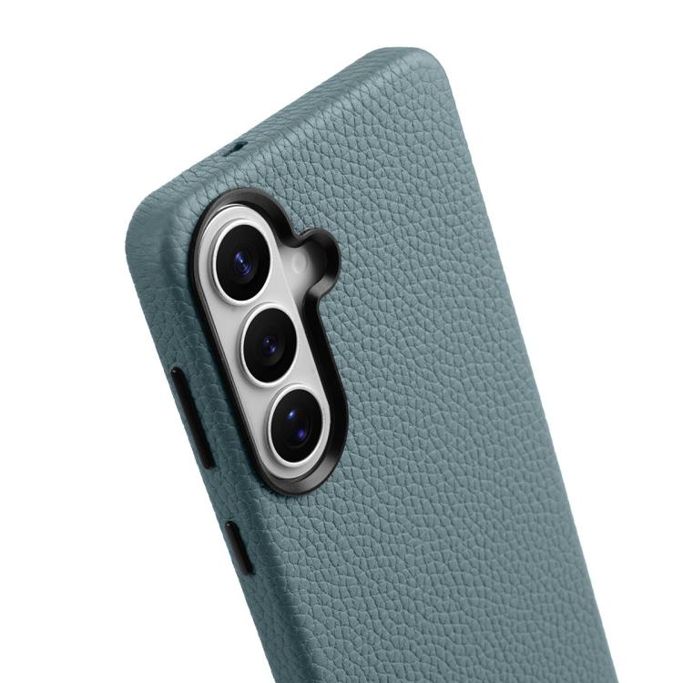 For Samsung Galaxy S26+ 5G melkco Litchi Texture Magnetic Full Coverage Genuine Leather Phone Case