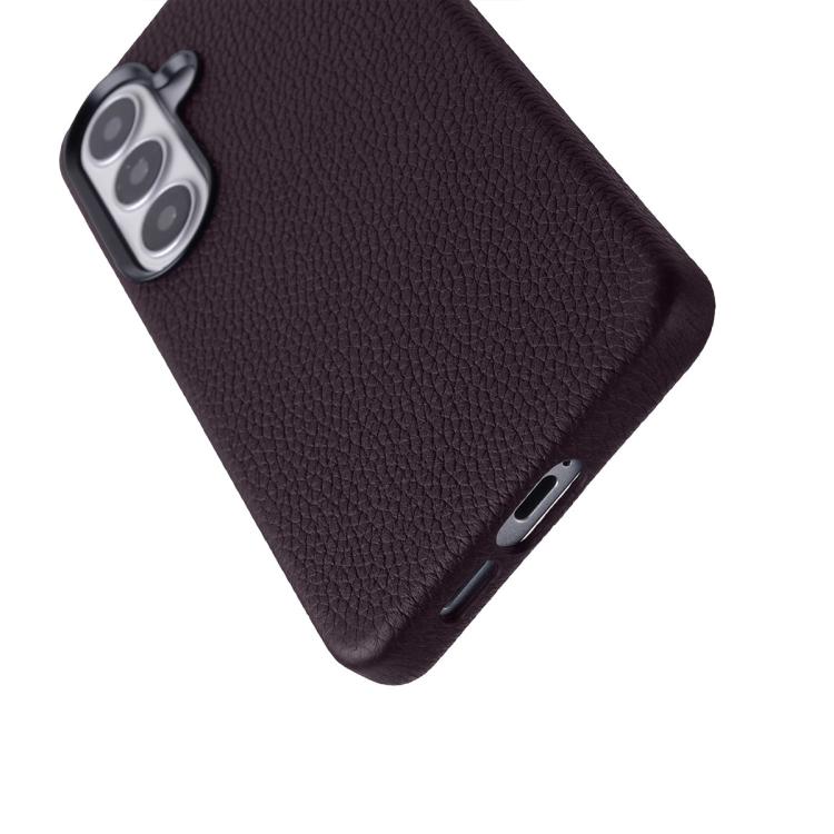 For Samsung Galaxy S26+ 5G melkco Litchi Texture Magnetic Full Coverage Genuine Leather Phone Case