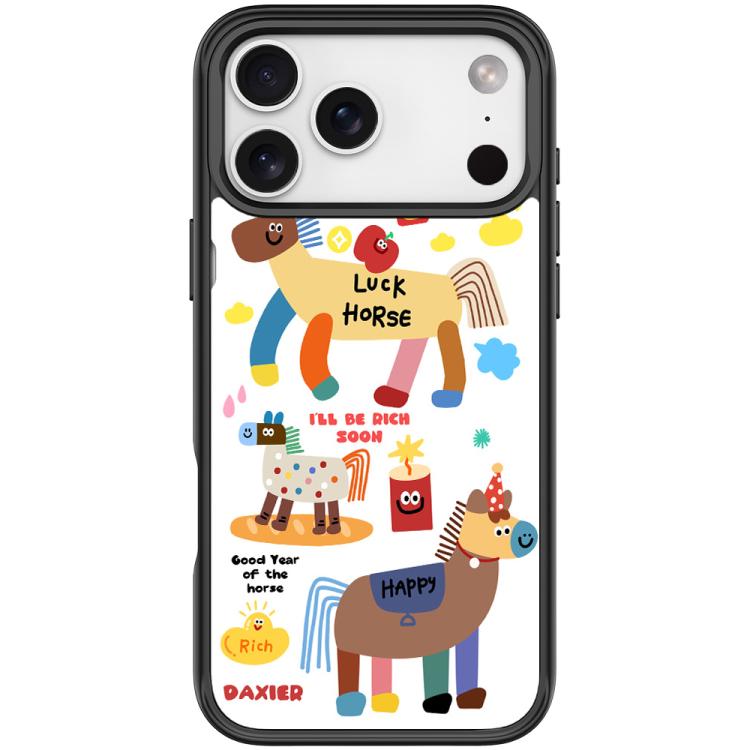 For iPhone 17 Pro Max Get Rich Immediately Pattern Magnetic Phone Case