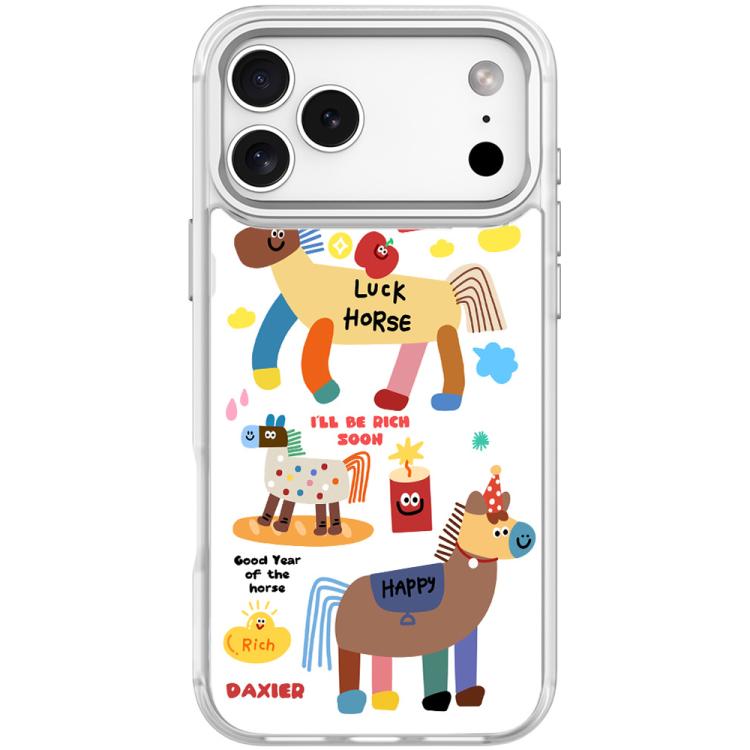 For iPhone 17 Pro Max Get Rich Immediately Pattern Magnetic Phone Case