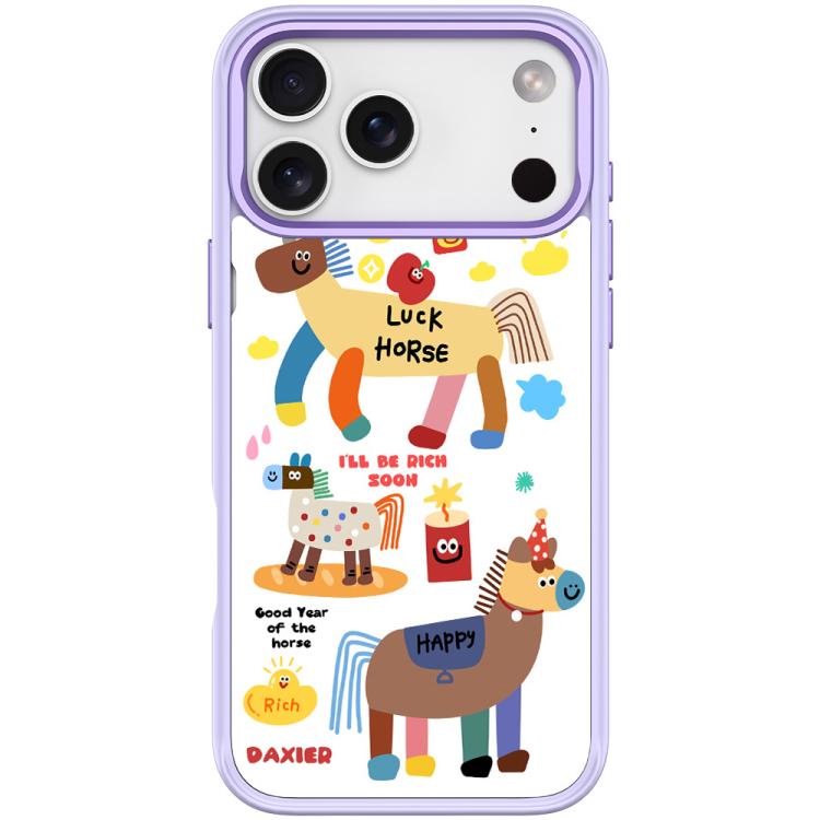 For iPhone 17 Pro Get Rich Immediately Pattern Magnetic Phone Case