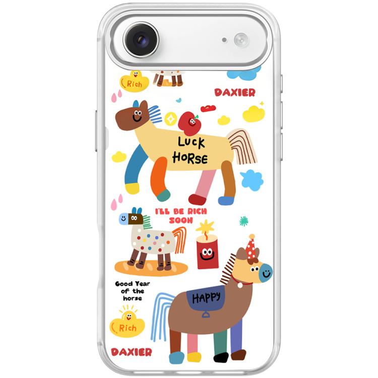 For iPhone Air Get Rich Immediately Pattern Magnetic Phone Case