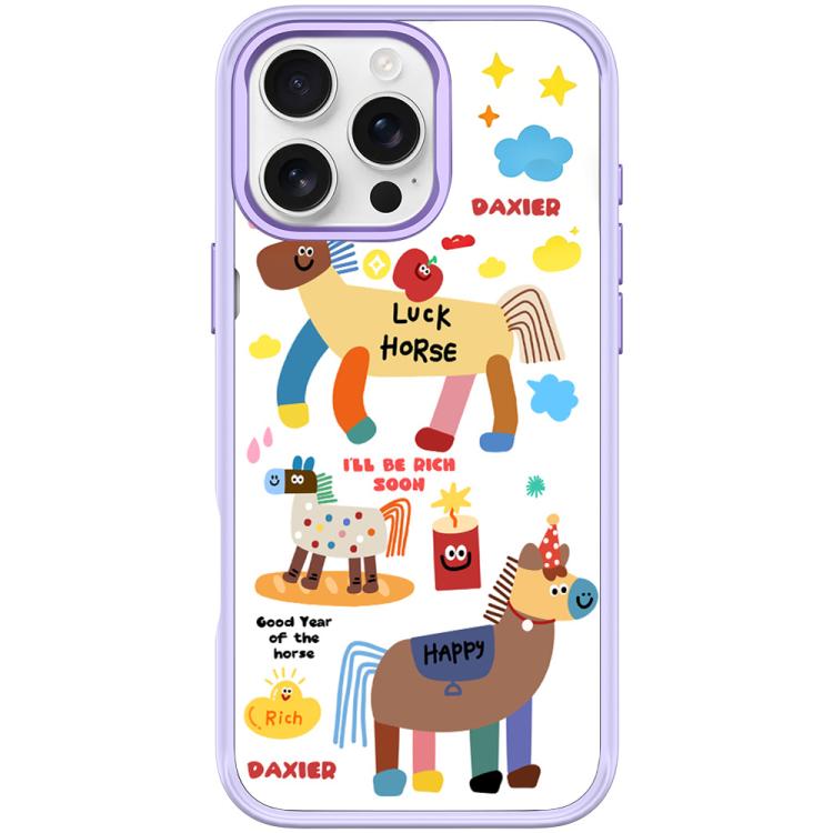 For iPhone 16 Pro Get Rich Immediately Pattern Magnetic Phone Case