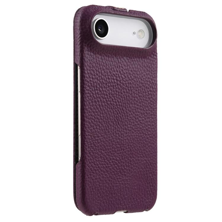 For iPhone Air melkco Litchi Texture Vertical Flip Magnetic Genuine Leather Phone Case