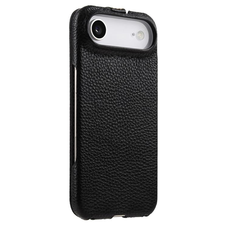 For iPhone Air melkco Litchi Texture Vertical Flip Magnetic Genuine Leather Phone Case