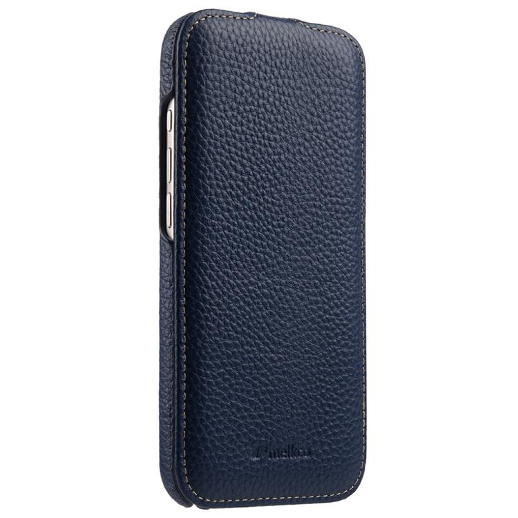 For iPhone Air melkco Litchi Texture Vertical Flip Magnetic Genuine Leather Phone Case