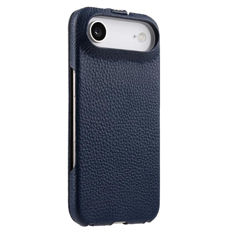 For iPhone Air melkco Litchi Texture Vertical Flip Magnetic Genuine Leather Phone Case