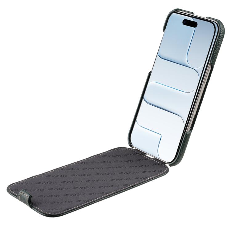 For iPhone Air melkco Litchi Texture Vertical Flip Magnetic Genuine Leather Phone Case