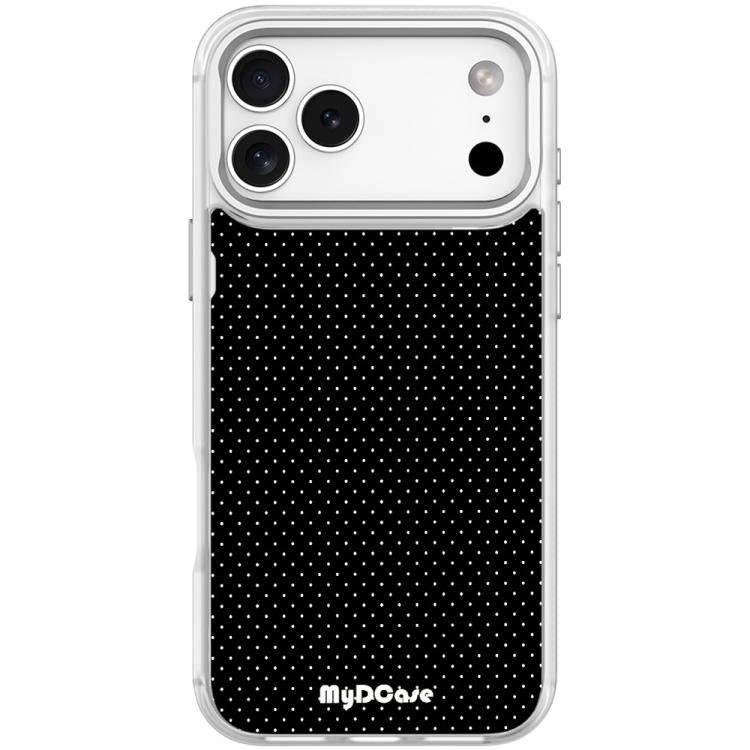 For iPhone 17 Pro Max Black Dots Pattern Magnetic Phone Case