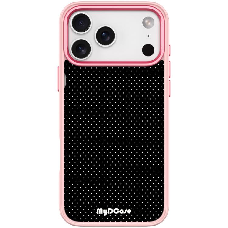 For iPhone 17 Pro Max Black Dots Pattern Magnetic Phone Case