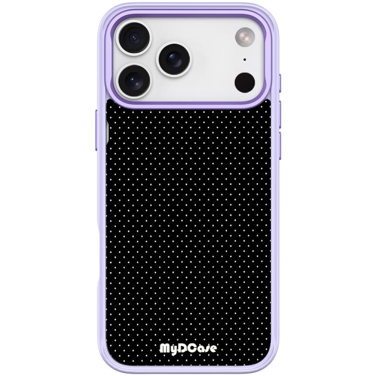 For iPhone 17 Pro Max Black Dots Pattern Magnetic Phone Case
